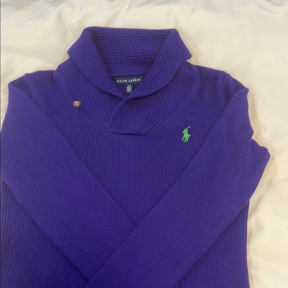 Ralph Lauren Women’s  Purple Sweater